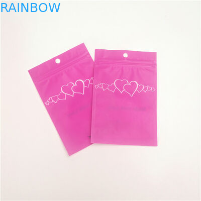 Wimper-Schmuck-Gravüre, die MOPP-Reißverschluss-Make-upbeutel druckt