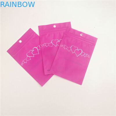 Wimper-Schmuck-Gravüre, die MOPP-Reißverschluss-Make-upbeutel druckt