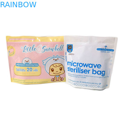 Freier hoher steriler Standardstand BPA herauf Plastiksäuglingsnahrungs-Speicher-Beutels-stillende Nippel-Sterilisator-Taschen