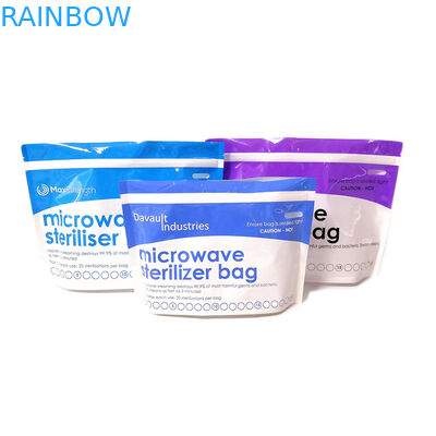 Freier hoher steriler Standardstand BPA herauf Plastiksäuglingsnahrungs-Speicher-Beutels-stillende Nippel-Sterilisator-Taschen