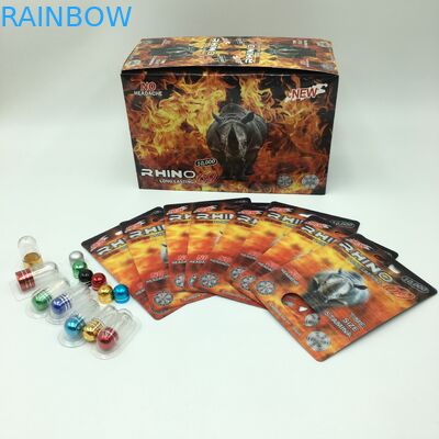 NASHORN Pille 60*80cm lentikulare Karte PVCs 3D mit Kugeln