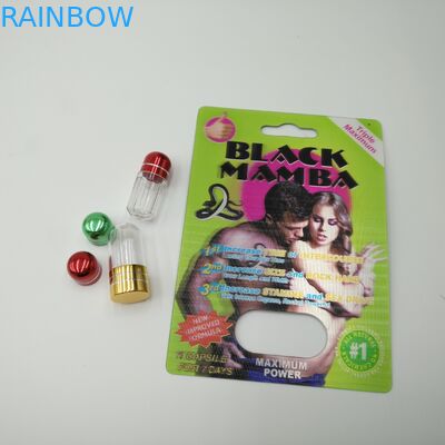 Mamba, das Gravnre druckt 0.6mm HAUSTIER 3D Blasen-Karte verpackt