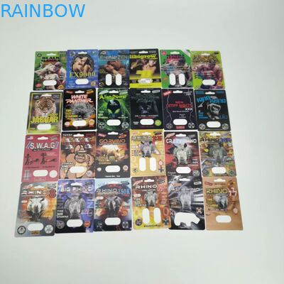 Gravnre, das NASHORN 3D Plastikblasen-Pillen-Karte mit Kugeln druckt