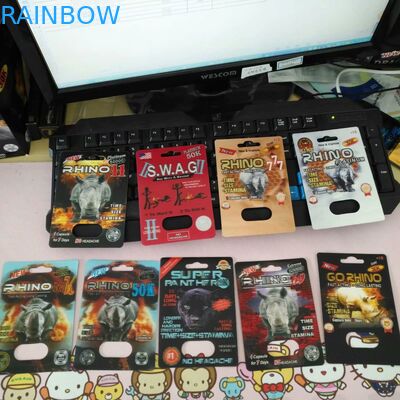 Gravnre, das NASHORN 3D Plastikblasen-Pillen-Karte mit Kugeln druckt