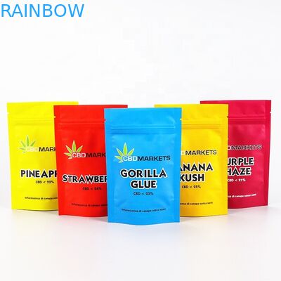 Wiederversiegelbares Unkraut CBD VMPET 180mic Plastik stehen oben Beutel