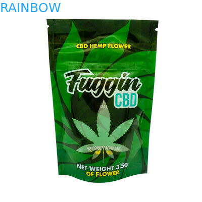 Wiederversiegelbares Unkraut CBD VMPET 180mic Plastik stehen oben Beutel