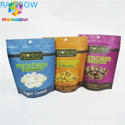 Stehen Sie oben Taschen Matt Laminateds VMPET Plastik mit Reißverschluss