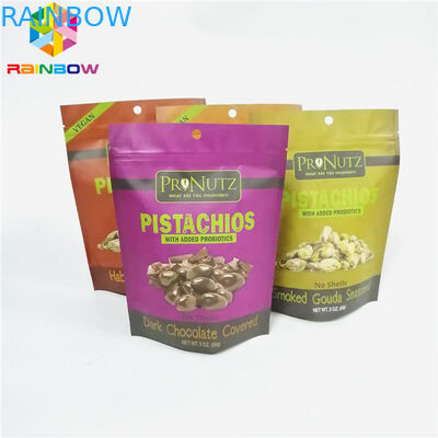 Stehen Sie oben Taschen Matt Laminateds VMPET Plastik mit Reißverschluss