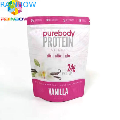 Wiederverwendbares Plastikdrucken VMPET Gravnre steht oben Beutel