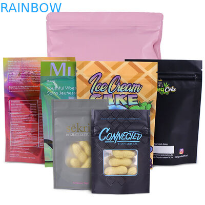 Heißsiegel-Plastik-Tasche des Aluminiumfolie-Zipverschluss-CMYK MOPP