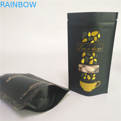 Wiederversiegelbare Farb-Kraftpapier-Papiertüten des Reißverschluss-250G 500G 80gsm PMS