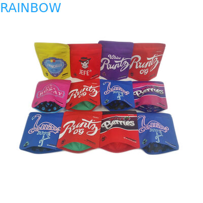 Bereiten Sie zum Schiffs-Geruch prüfen Folien-Reißverschluss-der leichten Berührung des Beutel-3.5g die essbare wiederversiegelbare Hanf-Blume vor, die Plastik-Tasche verpackt