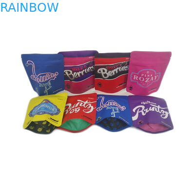 Bereiten Sie zum Schiffs-Geruch prüfen Folien-Reißverschluss-der leichten Berührung des Beutel-3.5g die essbare wiederversiegelbare Hanf-Blume vor, die Plastik-Tasche verpackt