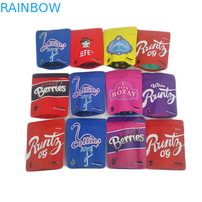 Leichte Berührung 3.5g vereiteln Plastiktaschen mit Reißverschluss riechen Plätzchen Jefe des Beweis-Lech-3.5g 7g Cannabies, das Plastik-Taschen-Gewohnheit verpackt