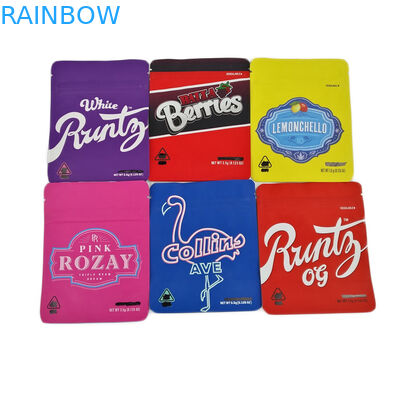 Leichte Berührung 3.5g vereiteln Plastiktaschen mit Reißverschluss riechen Plätzchen Jefe des Beweis-Lech-3.5g 7g Cannabies, das Plastik-Taschen-Gewohnheit verpackt