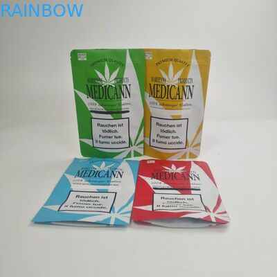 PC-Kinderbeweisbeutelgeruchbeweisplastik-Taschenkinderbeständige Ausgangstasche MOQ 100 für das gummiartige Plätzchenverpacken der Blume CBD