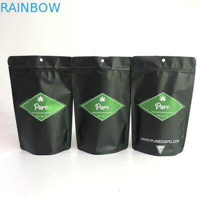 Pantone-Farbe Cannabiss Plastik sackt das Plastikbeutel-Verpacken ein