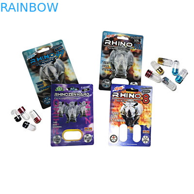 Metallkappen-bunte Plastiktablettenfläschchen für Nashorn FXs 9000 7 SWAG Kapsel-Kugelklare Plastiktablettenfläschchen