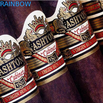 Goldstempelnpsychiaters-Ärmel-Aufkleber CMYK-Farbe70mic