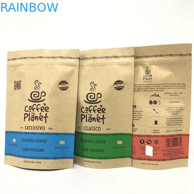 180 Mikrometer Pantone-Farbkraftpapier MOPP VMPET stehen oben Beutel