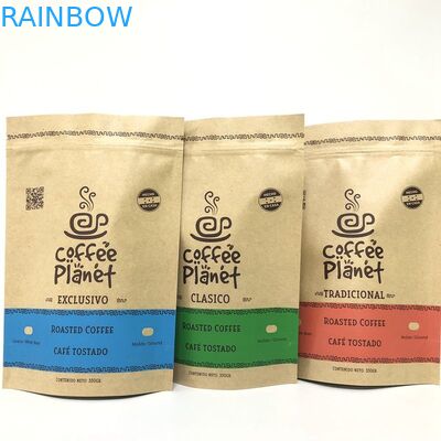 180 Mikrometer Pantone-Farbkraftpapier MOPP VMPET stehen oben Beutel