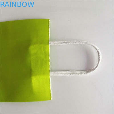 Einkauf-Taschen Pappe des Kraftpapiers CMYK 350gsm mit Griff