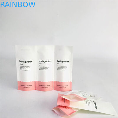 Wiederversiegelbare Gravüre, die biologisch abbaubare Kraftpapier Papiertüten Winkels des Leistungshebels druckt