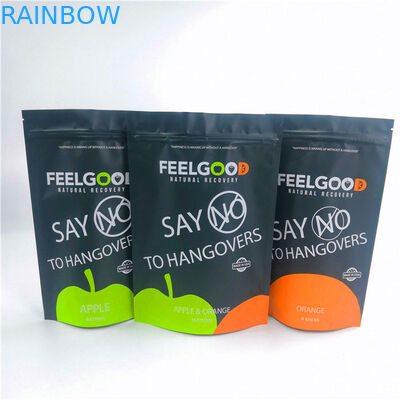 Fabrikpreis stehen oben Sperrenbeutel mit den Risskerbenchips, die Reißverschlusstaschen verpacken