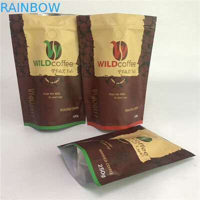 Digital, die Beispielverfügbare Matte Aluminum Foil Bags Customized-Taschen für das Kaffee-Verpacken drucken