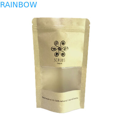 Kraftpapier-Kaffee-Verpackentaschen stehen oben Taschen für das Kaffee-Verpacken