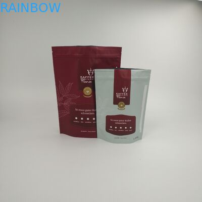 Stehen Sie oben Reißverschluss-Matt Food Grade Packing Coffee-Taschen-biologisch abbaubare Verpackenkaffee-Taschen mit kundengebundenem Logo