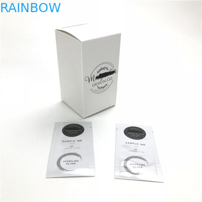 Kundengebundener kleiner Beispielwegwerfbeutel für Gesichtsseite des reiniger Augen-Serum-drei versiegelte Kissen für kosmetische Produkte