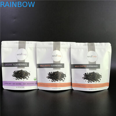 Aluminiumfolie-Beutel fertigte Taschen mit Druck-Logo Mylar Bags mit Reißverschluss besonders an