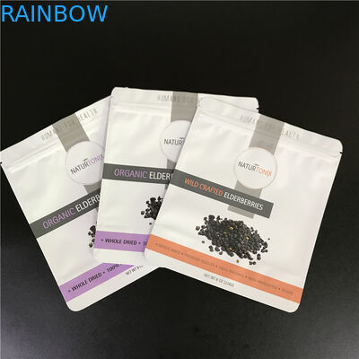 Aluminiumfolie-Beutel fertigte Taschen mit Druck-Logo Mylar Bags mit Reißverschluss besonders an