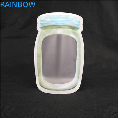 Spezieller geformter Drucklogo food grade juice milk Jelly Liquid Stand herauf Flaschen-Form-Kissen