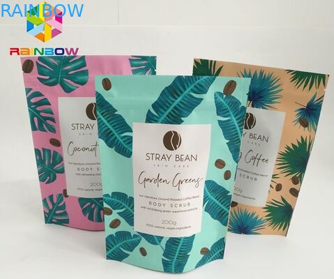 Kundenspezifischer geltender Matte Aluminum Foil Bath Salts sackt das Körperpeeling ein, das Plastik-Taschen verpackt