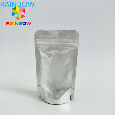 Kundenspezifischer geltender Matte Aluminum Foil Packaging Bags Plastik mit Reißverschluss bauscht sich mit Fenster