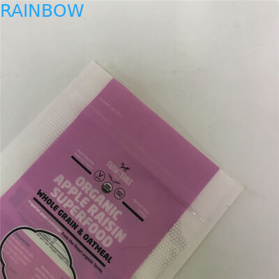 Glatter Oberflächen-Stand herauf Verpackentaschen fertigte Taschen mit Fenster für das Verpacken der Lebensmittel besonders an