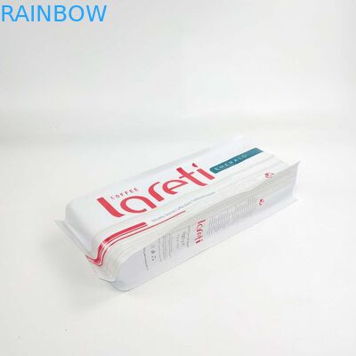 Kundenspezifisches wiederversiegelbares Matt Film Side Gusset Bag mit Aluminiumfolie-Ventil für Kaffee Bean Packaging Pouch