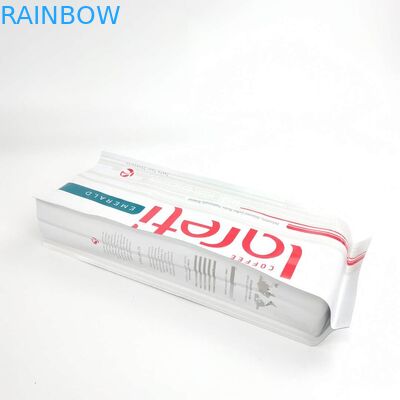 Kundenspezifisches wiederversiegelbares Matt Film Side Gusset Bag mit Aluminiumfolie-Ventil für Kaffee Bean Packaging Pouch