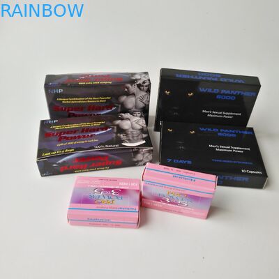 Kundenspezifisches Logo Recycled Cosmetic Contact Lenses-verpackendes Papierkasten-glatte Pillen-Wimper-rechteckiges Make-uppackpapier B