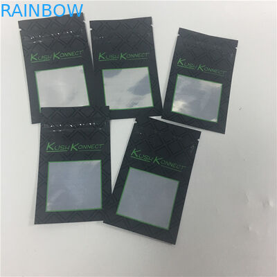 UVdruck KUSH PET verhindern Kinder an öffnenden Tabaktaschen mit Fenster