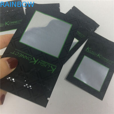 UVdruck KUSH PET verhindern Kinder an öffnenden Tabaktaschen mit Fenster