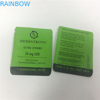 Kundenspezifischer druckender wiederversiegelbarer Plastik-Zipverschluß stehen herauf die Plätzchen des Beutel-Unkraut-CBD, die Taschen verpacken