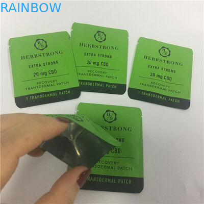 Kundenspezifischer druckender wiederversiegelbarer Plastik-Zipverschluß stehen herauf die Plätzchen des Beutel-Unkraut-CBD, die Taschen verpacken