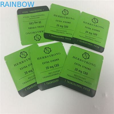 Kundenspezifischer druckender wiederversiegelbarer Plastik-Zipverschluß stehen herauf die Plätzchen des Beutel-Unkraut-CBD, die Taschen verpacken