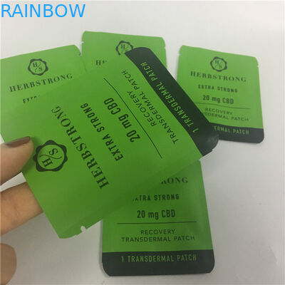 Kundenspezifischer druckender wiederversiegelbarer Plastik-Zipverschluß stehen herauf die Plätzchen des Beutel-Unkraut-CBD, die Taschen verpacken