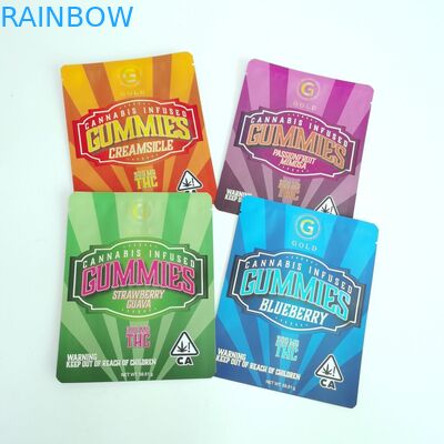 Digital, die drei drucken, die, Seite Beutel versiegelte, fertigten Schlauchbeutel mit Reißverschluss besonders an