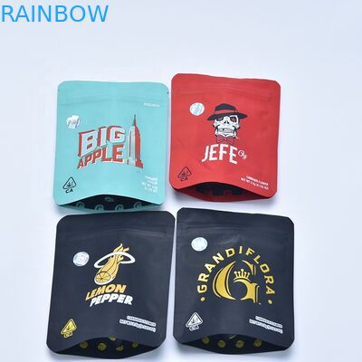 3,5 Gramm kundenspezifische Druckunkraut, diegeruch-Beweis-Plätzchen mit Reißverschluss Plastik verpacken, sackt die kindersichere Tasche mit Reißverschluss ein