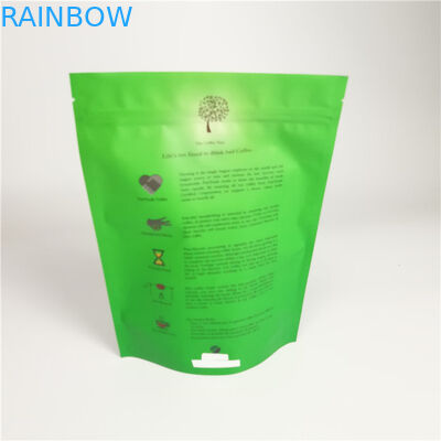 Nahrungsmittelgrad, der oben recyclebarer Kaffee-Verpackentaschen mit Reißverschluss steht